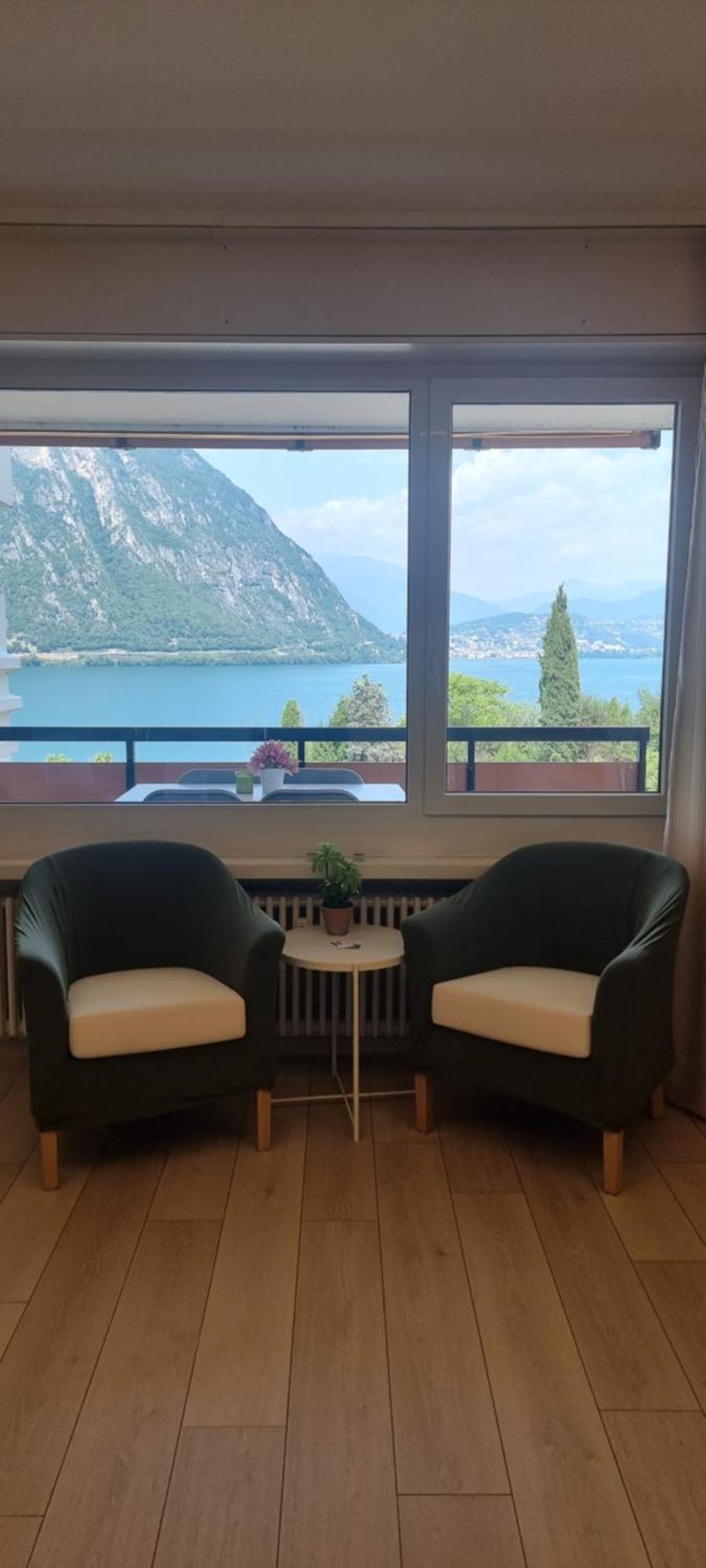 Bianca Apartment Bissone Buitenkant foto