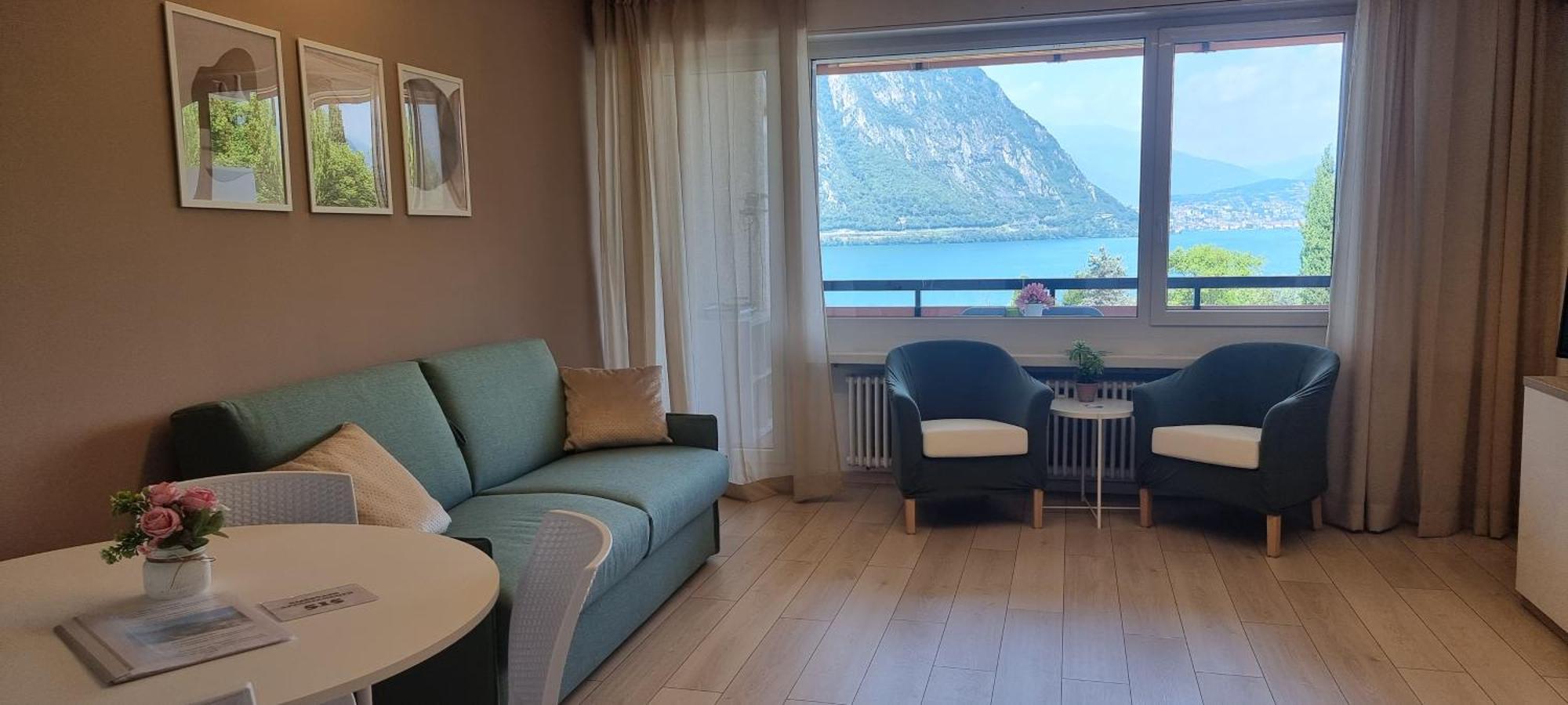 Bianca Apartment Bissone Buitenkant foto